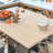 Rolling Kitchen Island Cart With Drop-leaf, Storage Solution with Wine Rack, Storage Cart for Kitchen, vintage Brown-969866028