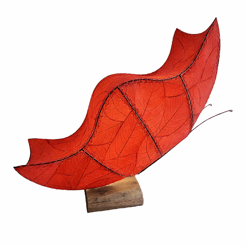  Grande lampe de table papillon rouge, Rouge