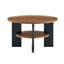 Ensemble de table basse et de table d'appoint 2 pièces avec rangement et emballage simple