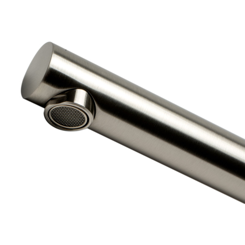 1 Handle Wall Bathtub Spout, Brushed Nickel