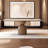 Medieval Style Solid Wood Rock Slab Dining Table-105973251