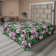 Ambesonne, drap plat floral pivoines, art botanique printanier