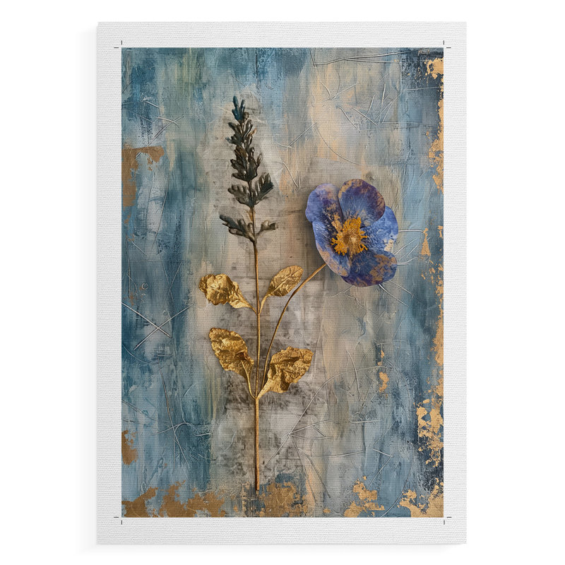 FLORAL Series LI - Impression sur toile seulement - NON CADRE, H 12 po x l 8 po