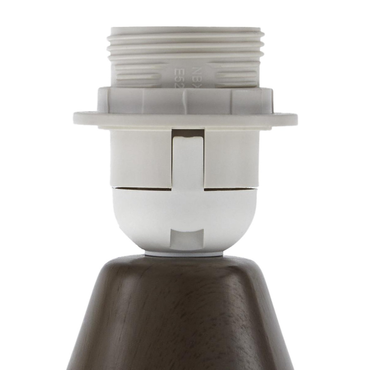 Juliette Ceramic Table Lamp, Dark Brown