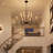 Modern 12-Light Black & Gold Chandelier