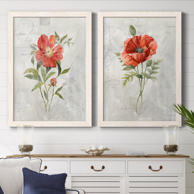 " Linen Peony " 2 - Pieces