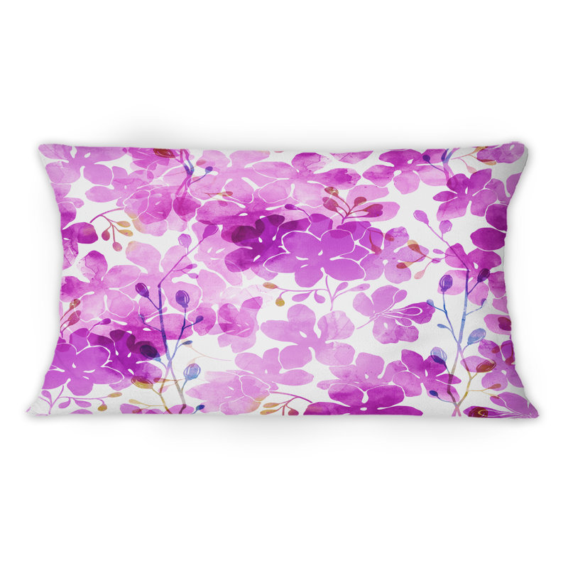 Coussin Fuchia Lilacs And Branches