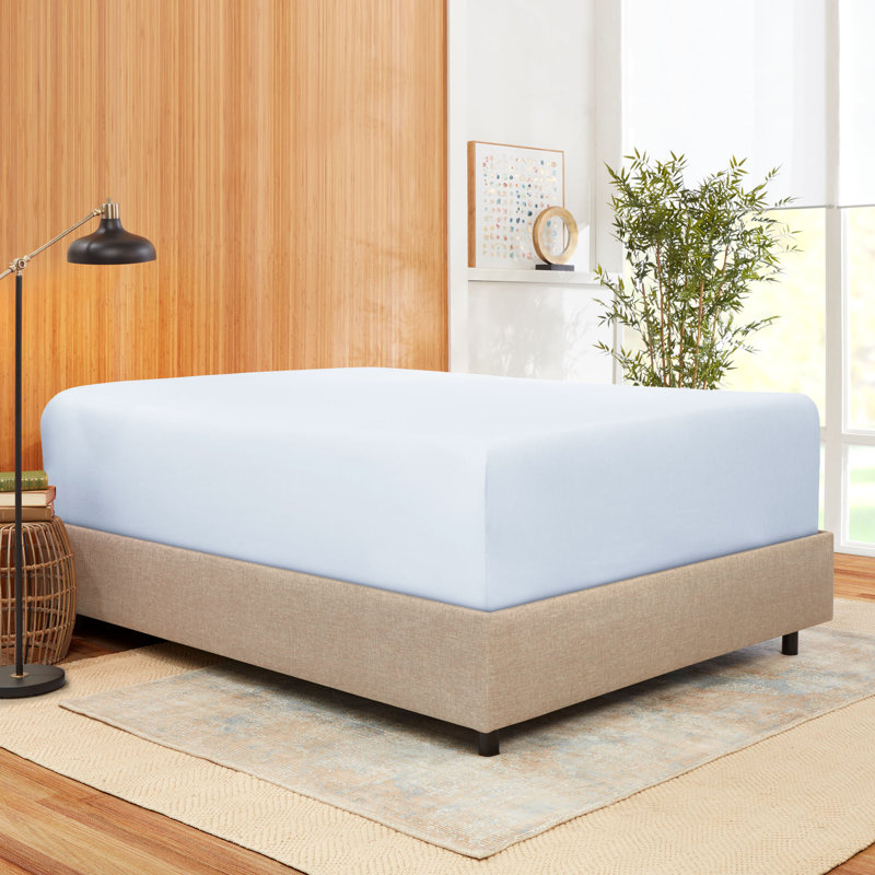 Premium Microfiber Fitted Sheet, Ice Blue, Twin XL Fitted Sheet