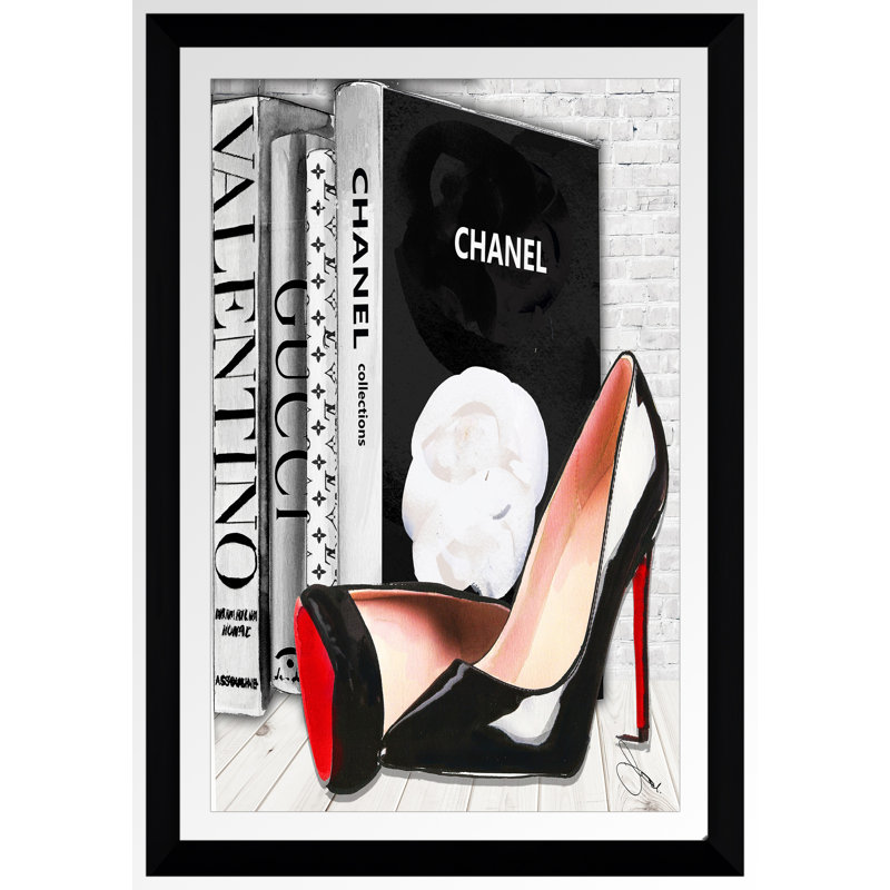 «Light Reading 1», reproduction d'impression, H 39,5 po x l 27,5 po x P 0,75 po, Acrylique avec cadre noir