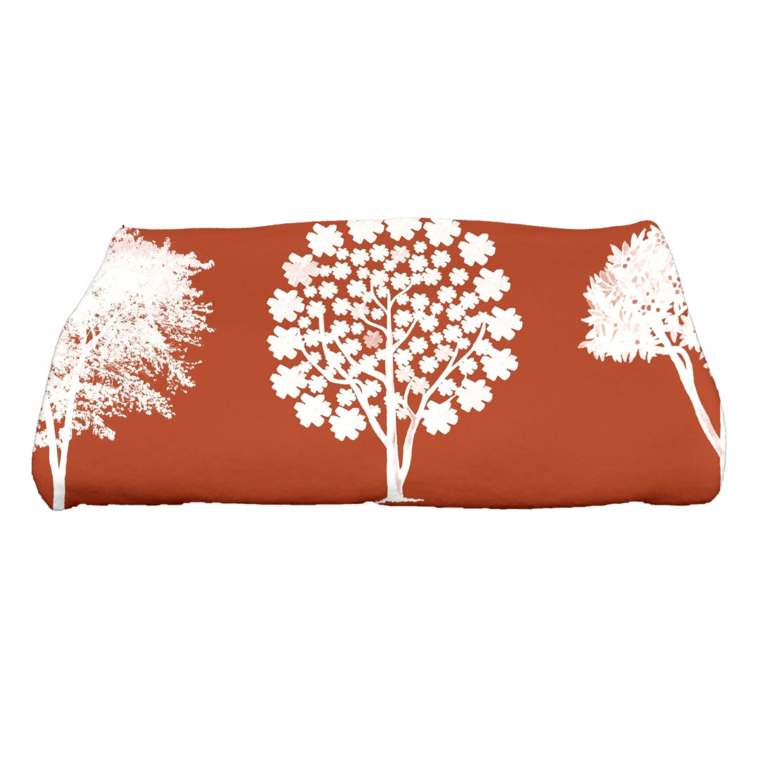 Field of Trees Floral Print Bath Towel Alcott Hill® 