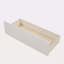 Lit simple en bois avec deux tiroirs
