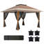 Cassy 3.5m x 3.5m Iron Pop Up Gazebo-871222028