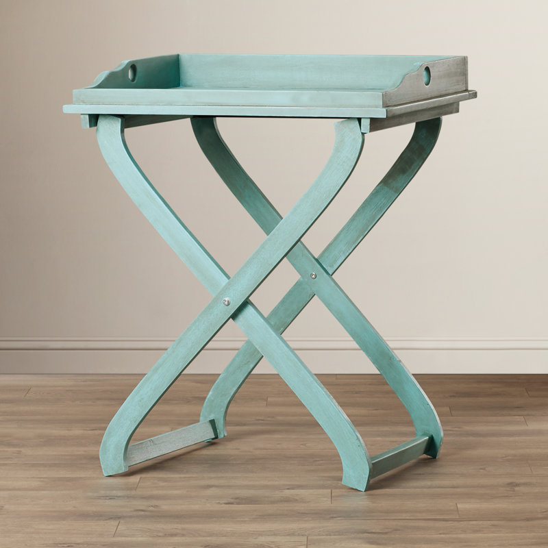Table-plateau, Bleu maisonnette de plage