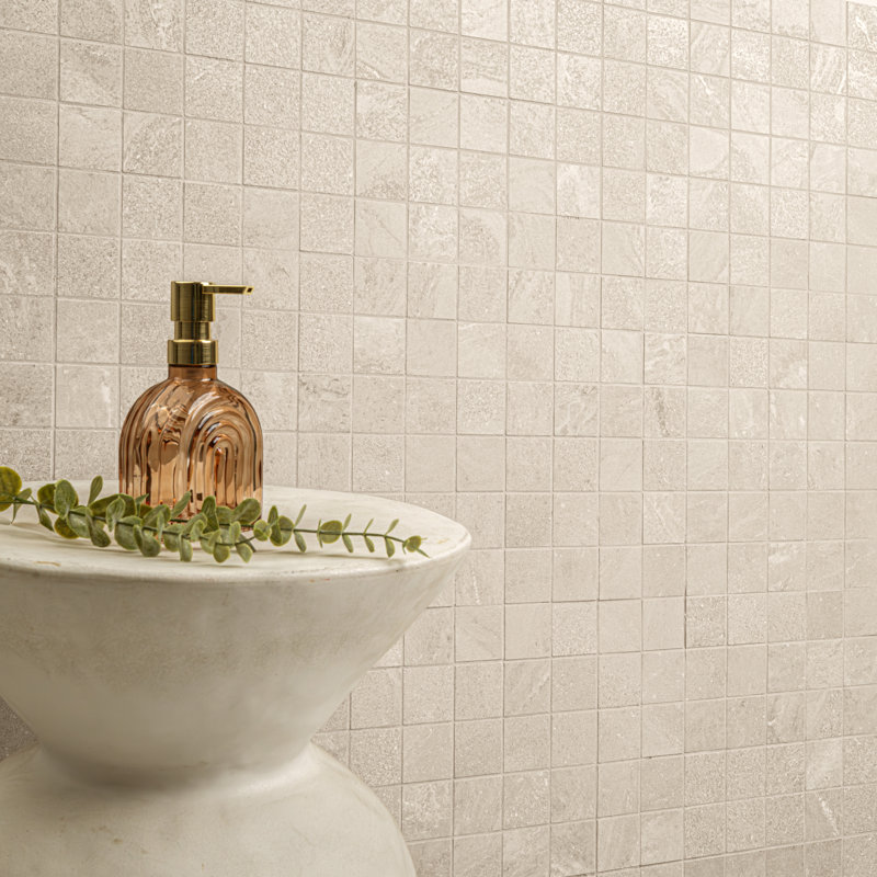 Carreau de mosaïque en porcelaine Lappato de 2 po x 2 po Norrin Mesa, Mesa