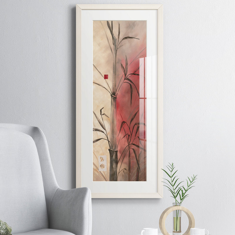 " Bamboo Design I ", White