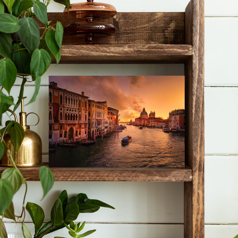 «A Morning In Venice», art mural architecture contemporaine, H 18 po x l 12 po