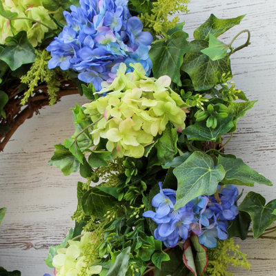 Couronne en soie Hydrangea