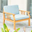 Chaise en bois d'eucalyptus miel Honey