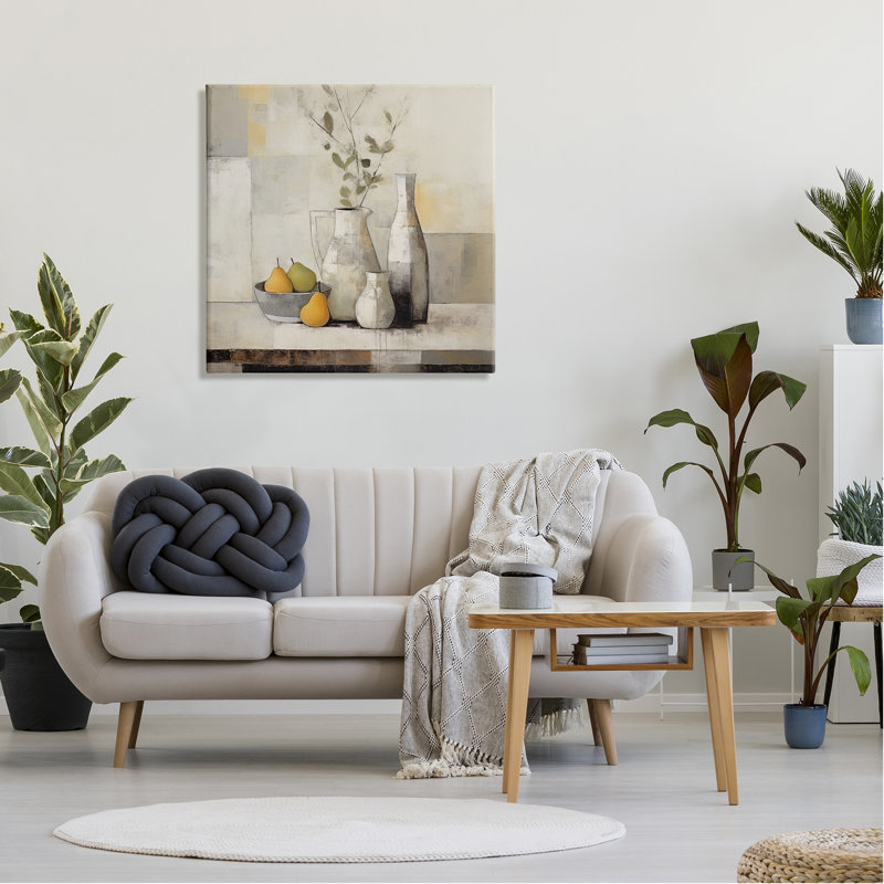 «Country Pear Still Life» sur toile, H 30 po x l 30 po x P 1,5 po