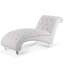 Chaise longue sans accoudoirs touffetée