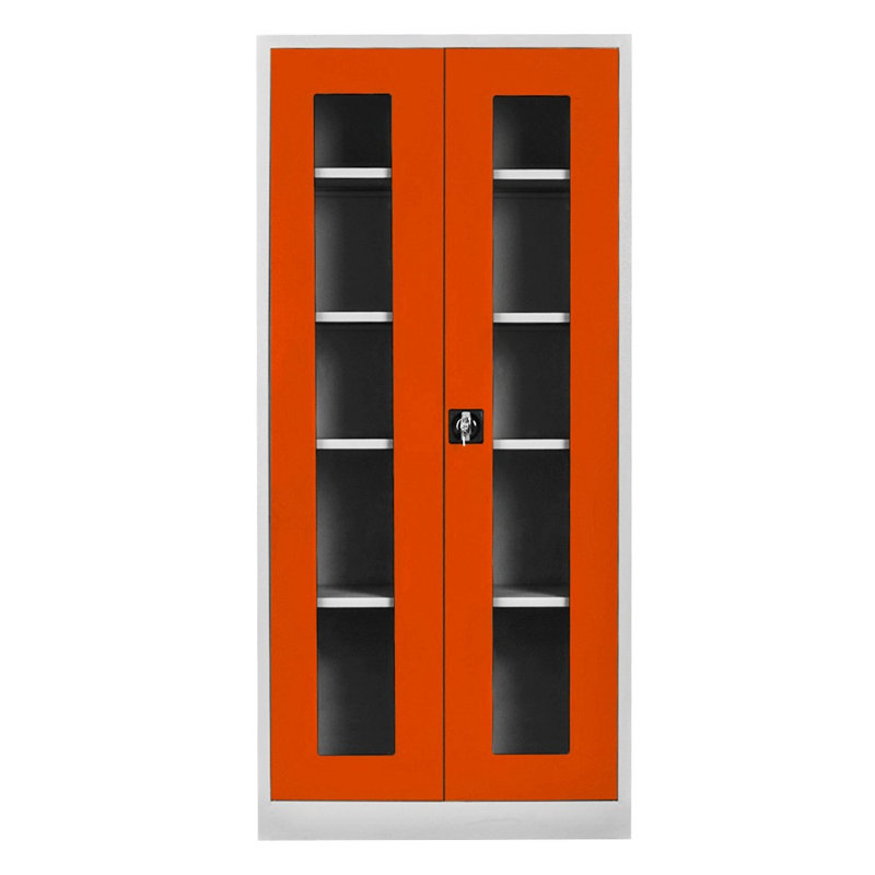 Armoire de rangement Locker, H 78 po x l 36,2 po x P 15,7 po, Orange