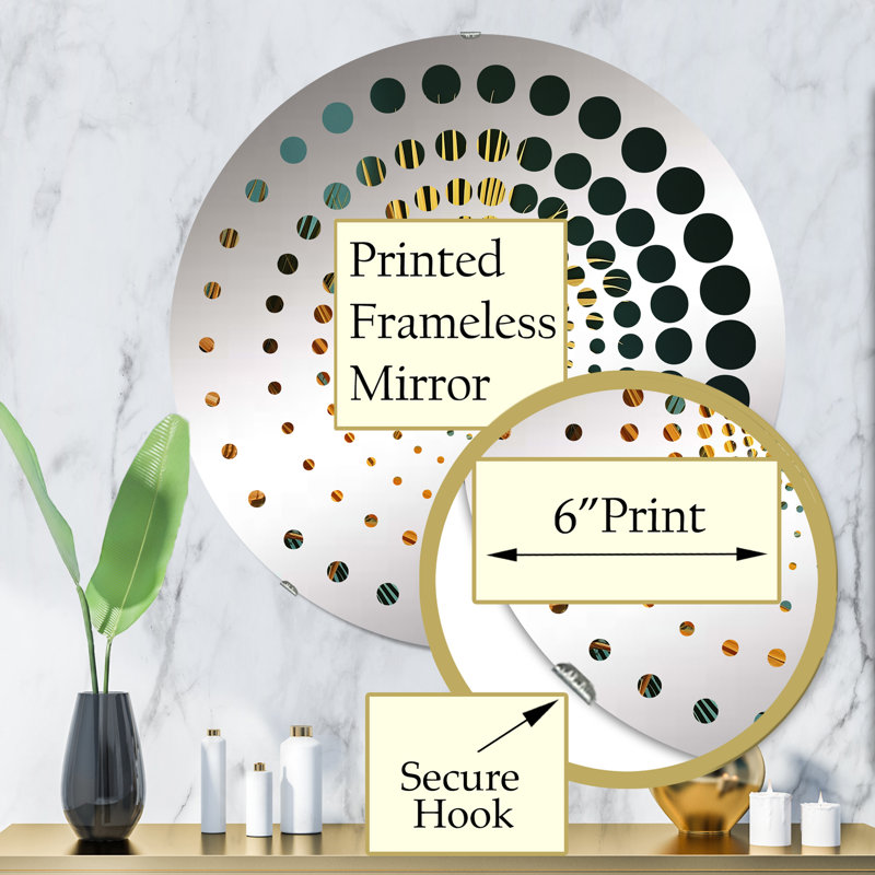 Circle Mirror, 31.4" x 31.4"