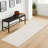 2x6 Runner Rug Washable Runner Rug Modern Abstract Runner Mat Hallway Contemporary Solid Rug Non-Slip Foldable Aesthetic Accent Floor Carpet Beige-447120569