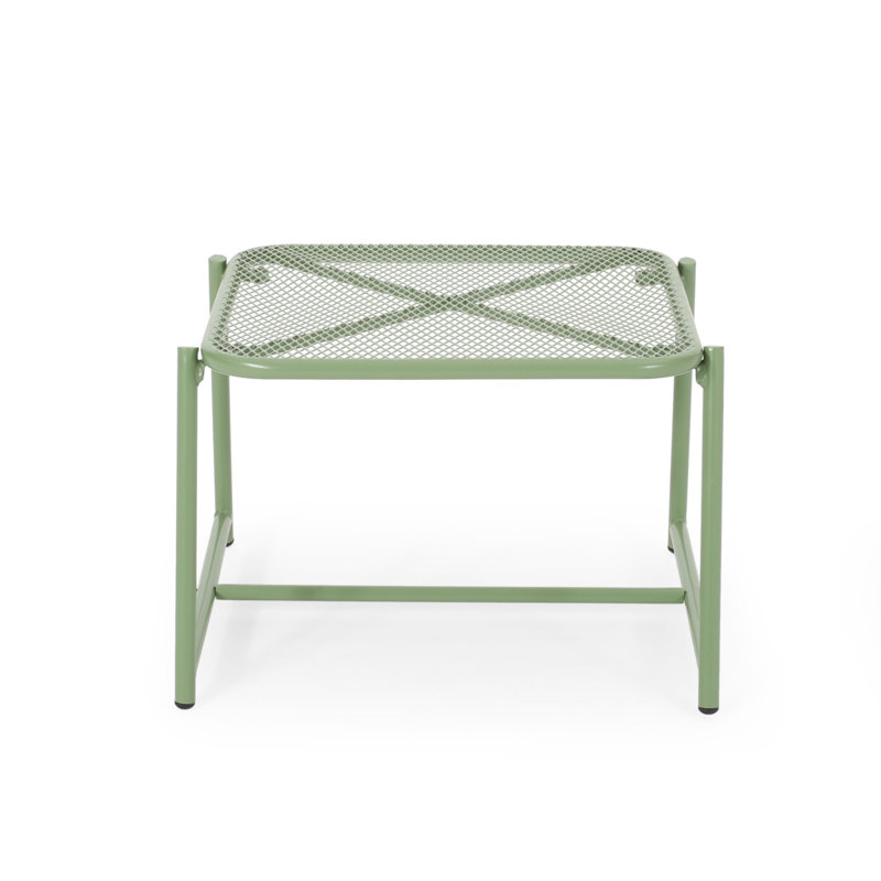 Table d'appoint Kincaid, Vert, 13.25" H x 19.5" W x 18" D