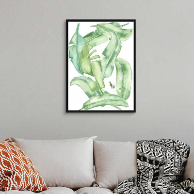 «Green Paradise Palm I», art mural sur toile