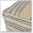 Western Handcrafted Fabric Pouf, Durable Hemp And Wool Blend, Versatile Seating And Footrest For Any Room