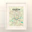 «Krakow City Map», impression de luxe-169859025-169859039