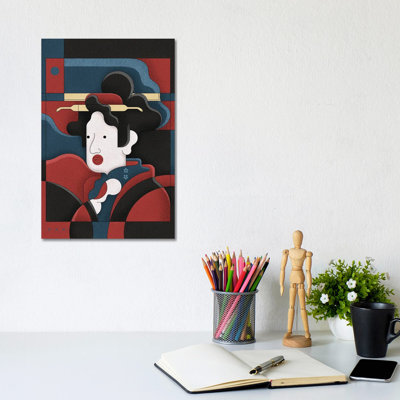 Edo Girl 1 Piece Wrapped Canvas Wall Art