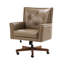 Chaise de bureau pivotante en cuir Meroy-2067271347