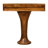 Amber Pedestal Console Table