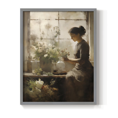 Reproduction encadrée WOMEN Series CDXIV - bois massif