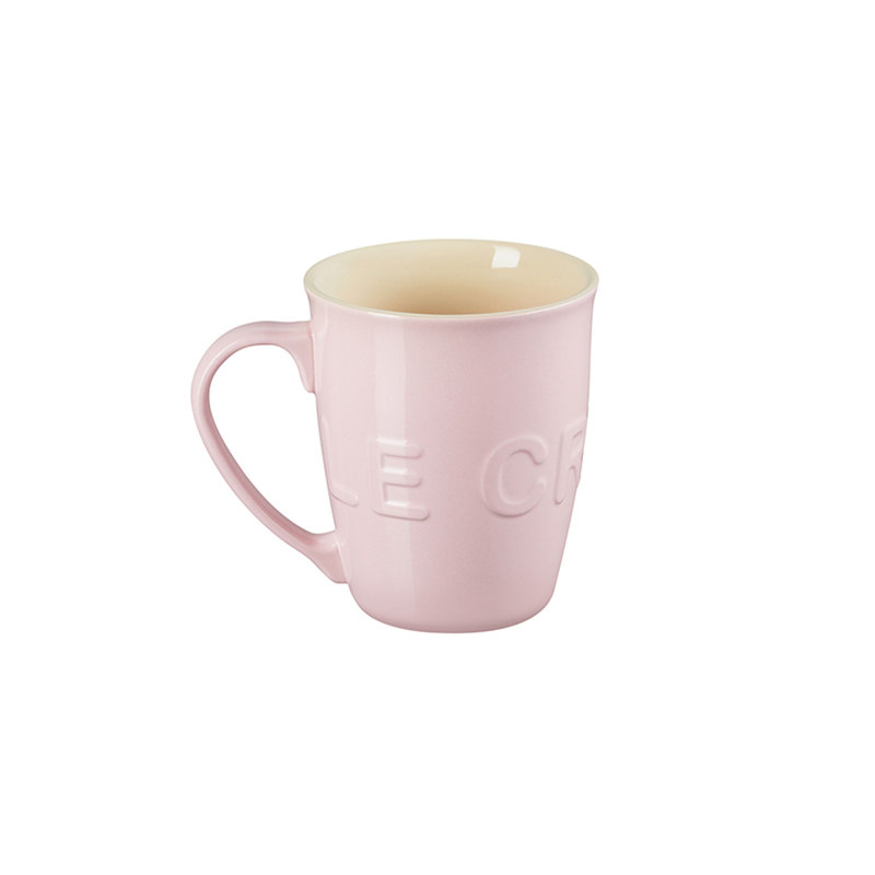 Le Creuset Xl Logo Coffee Mug 20 Oz Chiffon Pink