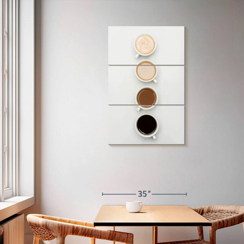 Yarlin Ombre Coffee Drinks, 57" H x 36" W