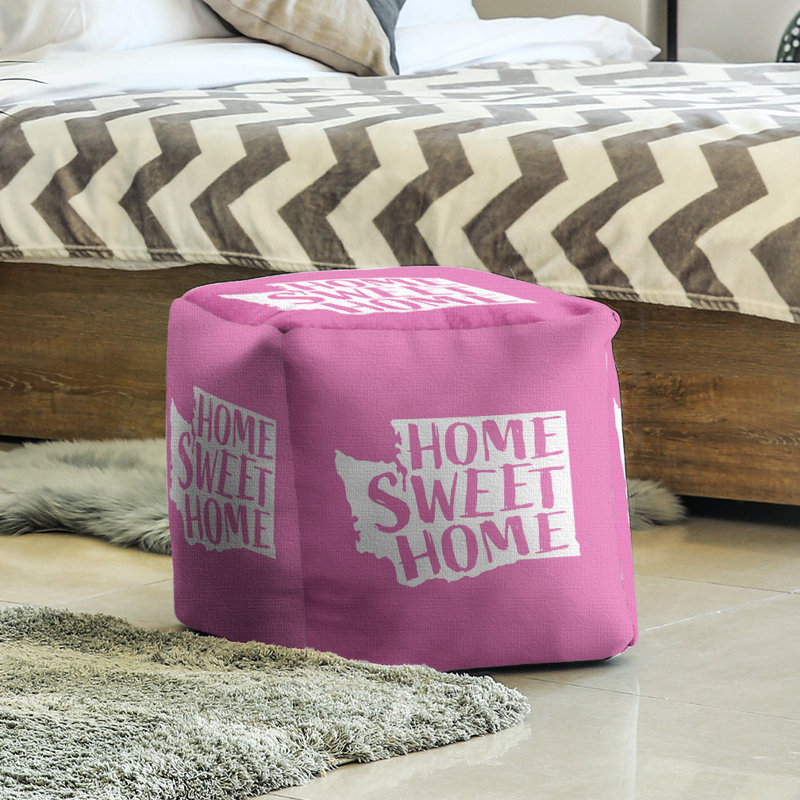 Repose-pieds à cubes washington the home, Rose