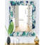 Miroir mural traditionnel sans cadre floral-40097558