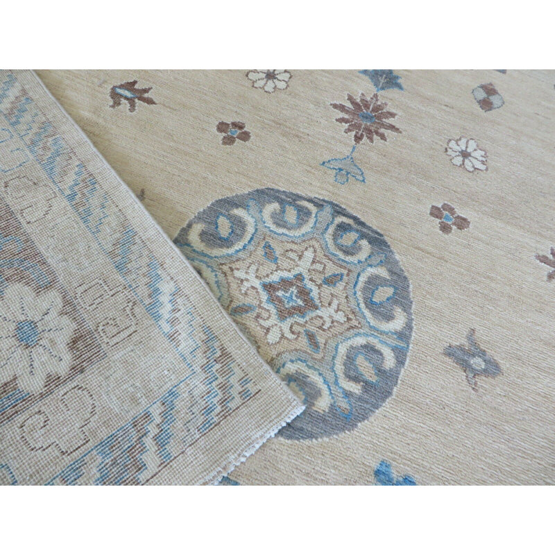 Tapis oriental 10 x 14 pi 8 po noué à la main Peshawar Oushak Khotan D26276AE4FF6487D83E11D4C94B02374