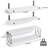 3+1 Tier Bathroom Floating Shelves Over Toilet, 15.8In Farmhouse Rustic Wood Shelves, Wall Decor For Bathroom, Living Room,Bedroom And Kitchen-1295095677