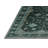 Machine Washable Overdyed Green Area Rug-1667124511