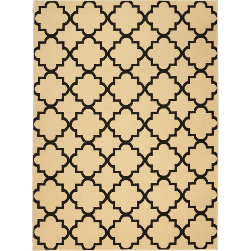 Tapis crème Bo, Rectangle 5 pi 3 po x 7 pi 3 po