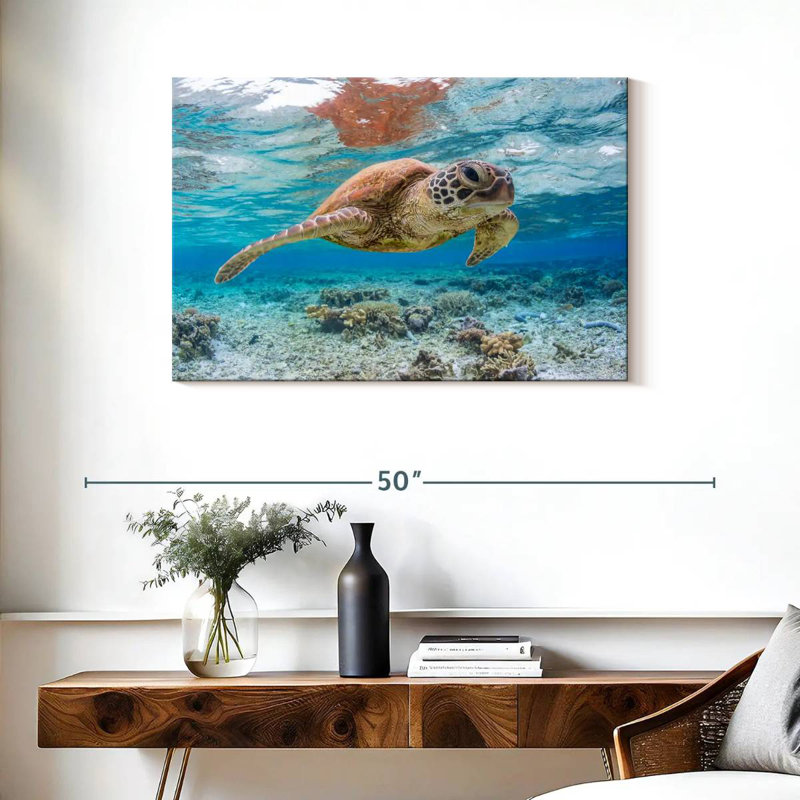 Brampt Galapagos Island Turtle, 24" H x 36" W