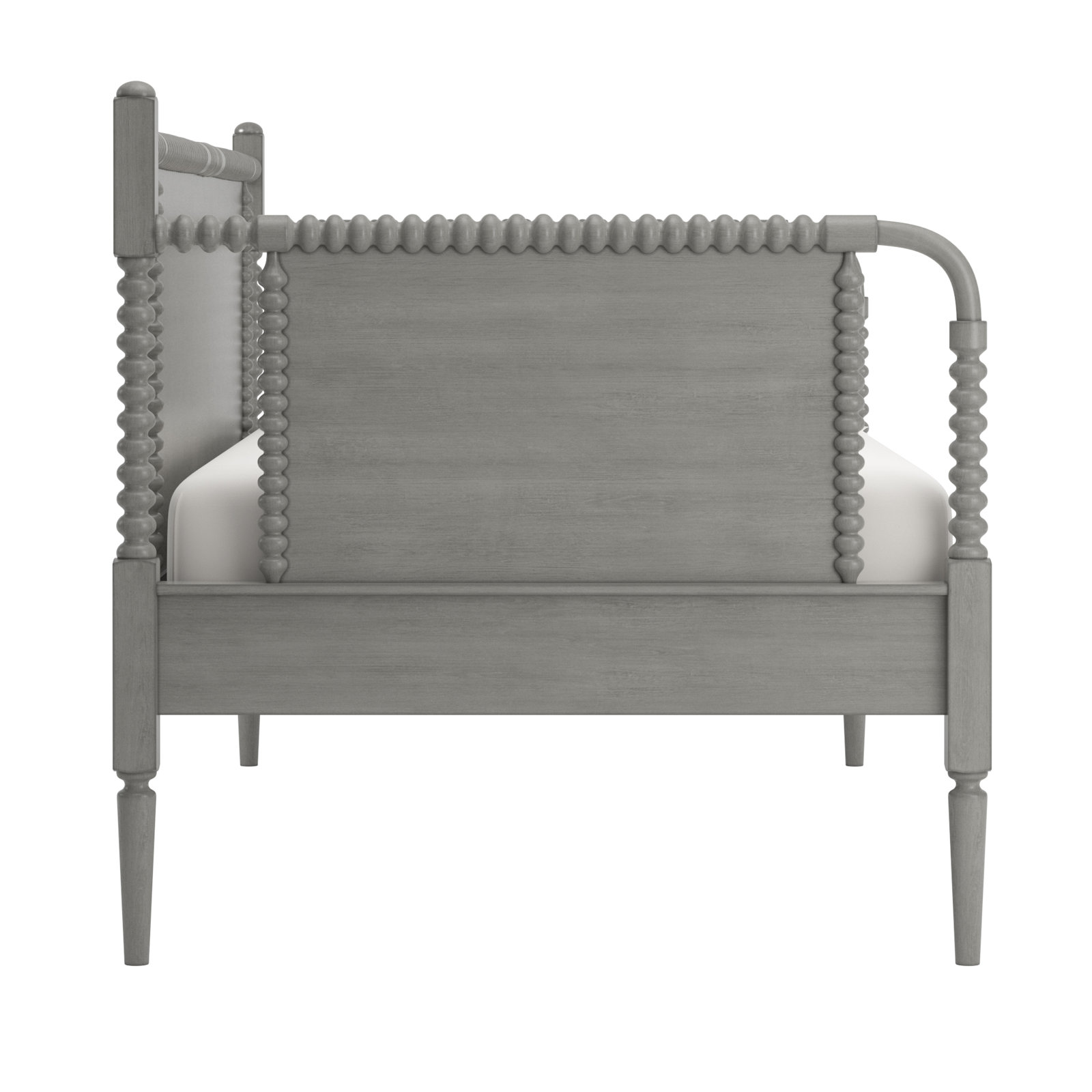 Delaria Turned Leg Daybed - Twin, Antique Gray