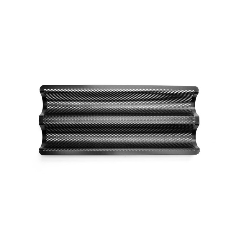 Non-Stick Perforated Steel Baguette Pan