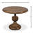 Kasson Pine Round Solid Wood Dining Table