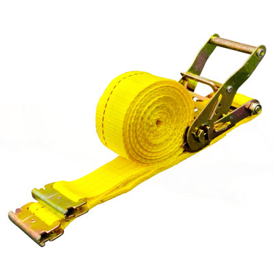 E Track Ratchet Strap, 18PCS 2" X 15' E-Track Straps 4400 LBS Breaking Strength, With Polyester Webbing & Spring Fitting & Ratchets, Durable Tie-Downs For Motorcycles, Tire, Trailer Loads