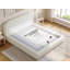 Structure de lit tapissier avec coins arrondis doux et anti-collision-1900160796