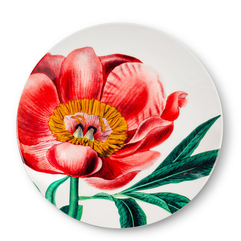 Assiette en fleurs
